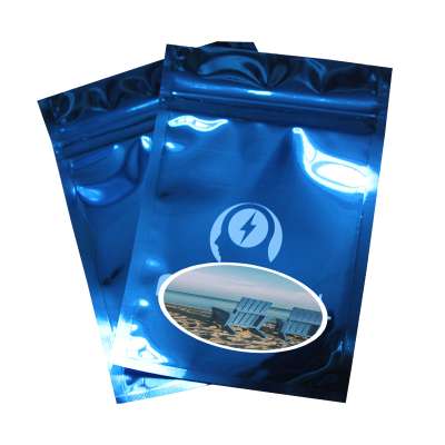 silver aluminum foil bag heat sealed laminated multi layer aluminium foil pouch bag