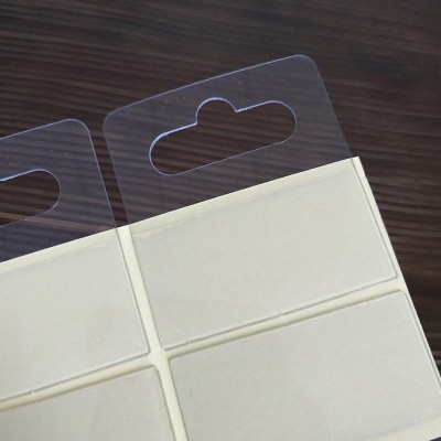 pvc euro hole hang tab wholesale adhesive hang tab